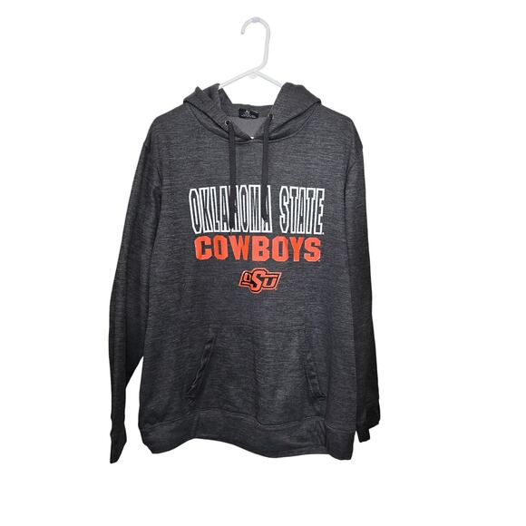 Pullover OSU Hoodie Unisex XL Oklahoma State Cowboys Gray Orange - Picture 1 of 9